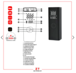 Inflador Compresor de Neumáticos Portátil - ZIEL TECH - Imagen 3